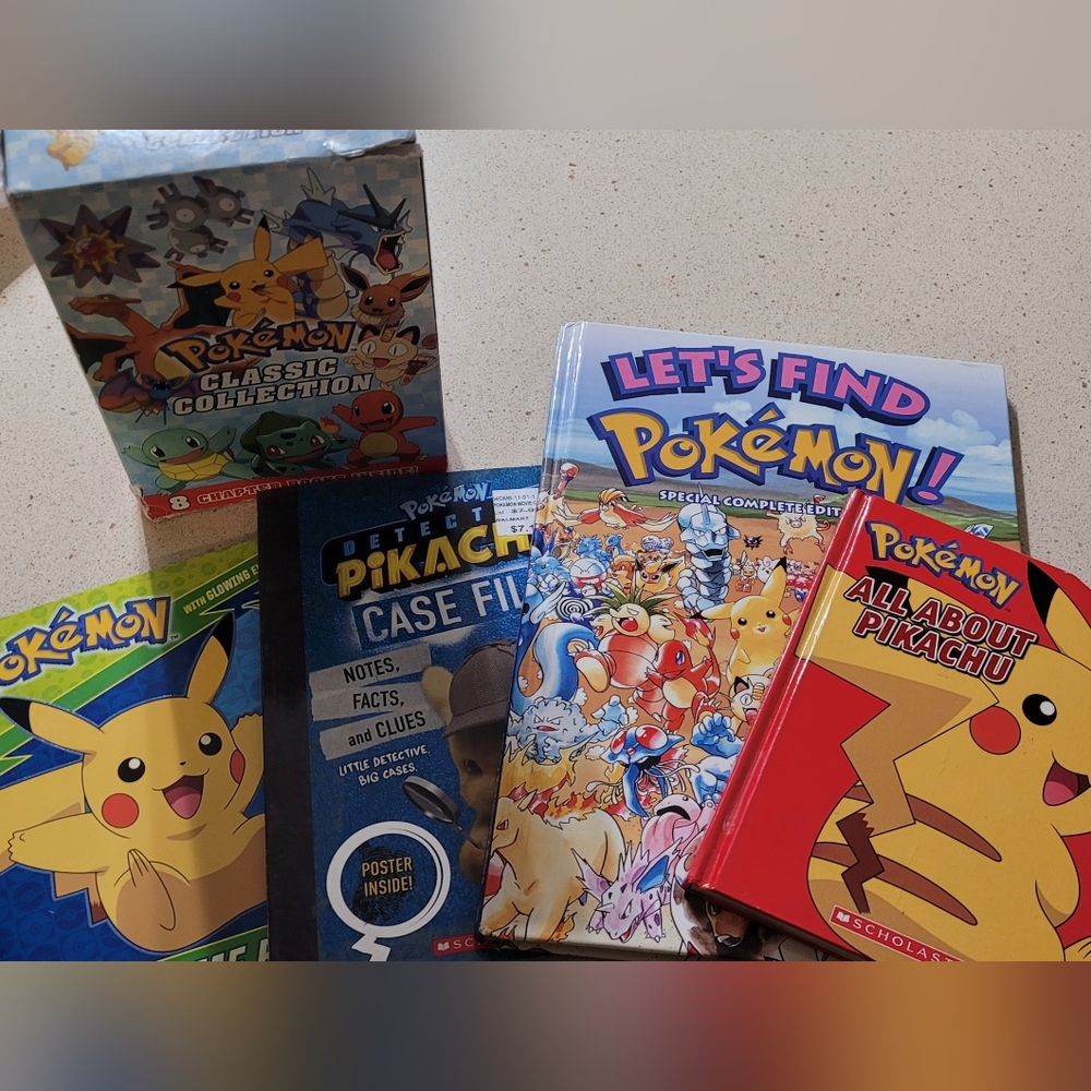 Lot of 12 Pokémon books